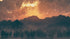 Sunset Peaks Mural #161